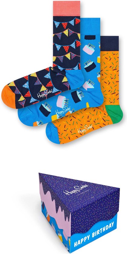 Happy Socks Happy Birthday Giftbox - Maat 41-46