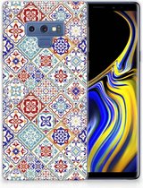 Geschikt voor Samsung Galaxy Note 9 Uniek TPU Hoesje Tiles Color