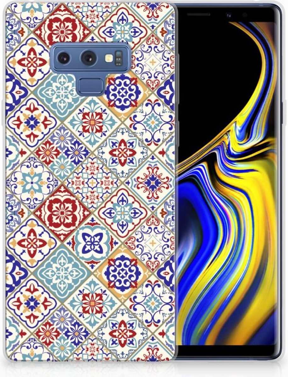 Samsung Galaxy Note 9 TPU Siliconen Hoesje Tiles Color