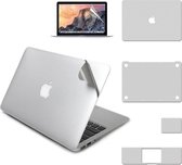 5-in-1 Nano Body Guard Anti Scratch 3M Protector voor Apple MacBook 12 inch Retina - Zilver