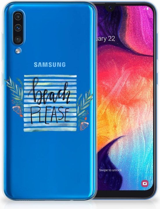 Coque Smartphone pour Samsung Galaxy A50 Coque Boho Beach