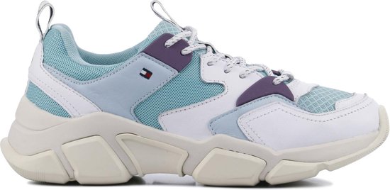 tommy hilfiger wmn chunky mixed textile runner