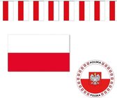 Feestartikelen Polen versiering - pakket - Poolse feestversiering