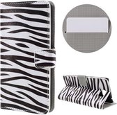 Huawei Y5 II - Y6 II Compact agenda hoesje zebra