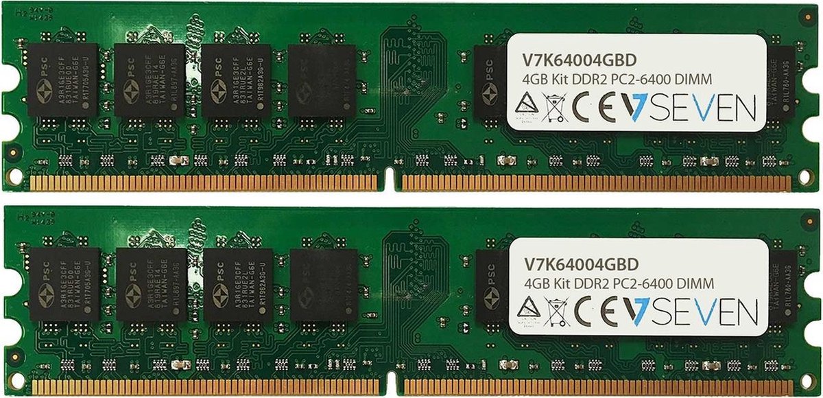 V7 V7K64004GBD module de mémoire 4 Go DDR2 800 MHz