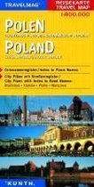 KUNTH Reisekarte Polen - Tschechische Republik - Slowakische Republik 1 : 800 000