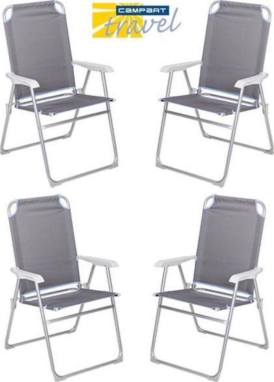 Marty Fielding Vuil is genoeg Campart campingstoelen set - Inklapbare stoelen - Tuinstoelen - 4 stuks |  bol.com