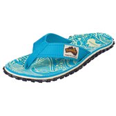 Gumbies - Teenslippers Dames- ISLANDER CANVAS - TURQUOISE - Maat 43