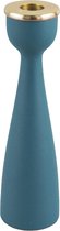 Candle holder Nimble slim alu blue large