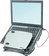 Fellowes laptop standaard professional series metaal, 3 hoogtes - Minimale schermafmeting: 0 - Geschikt voor papierformaat: A4 (29,7 x 21 cm)