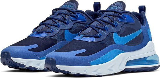 Nike Air Max 270 React Sneakers - Maat 45 - Mannen - donker blauw/blauw/wit Nike Air Max 270 React Sneakers - Maat 45 - Mannen - donker blauw/blauw/wit