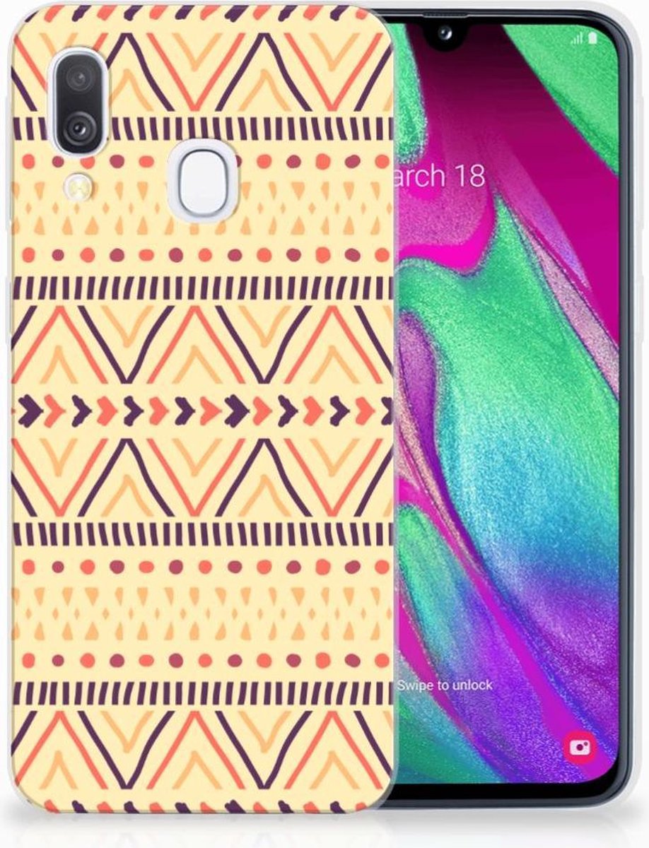 Samsung Galaxy A40 TPU bumper Aztec Yellow