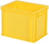 Opbergbox / Stapelkrat - Polypropyleen - 28,5 liter - Geel