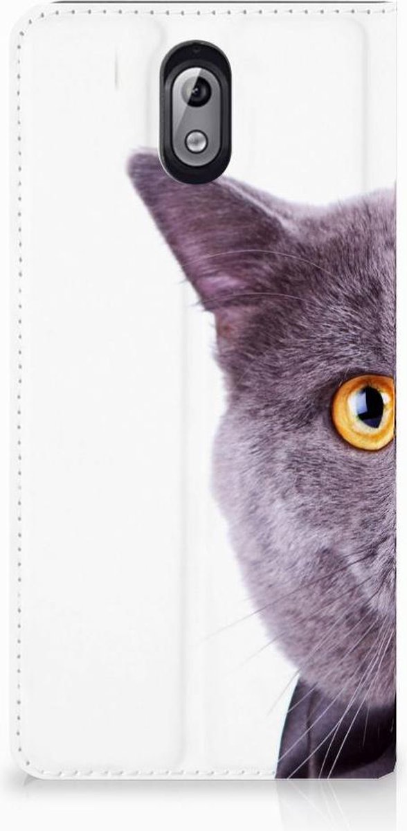 Standcase Hoesje voor Nokia 3.1 (2018) Hoesje maken Kat