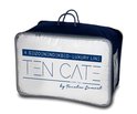 Donkerblauwe draagtas met "TEN CATE" logo, "SINCE 1957" en "by Twentse Damast".