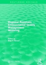 Routledge Revivals- Regional Residuals Environmental Quality Management Modeling