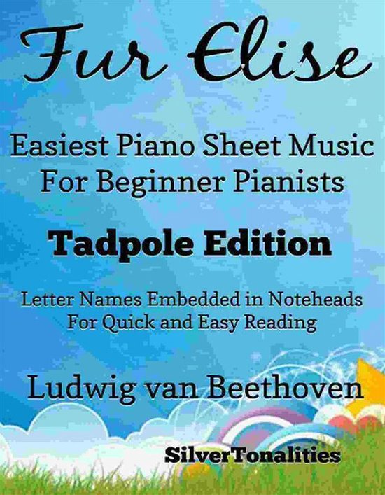 Fur Elise Easiest Piano Sheet Music for Beginner Pianists - cover