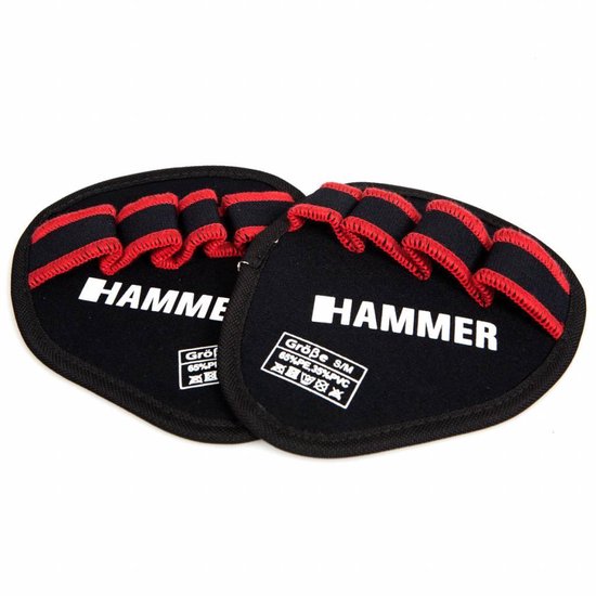 Hammer Fitness GRIP PADS Extra grip bij lifts Maat LXL