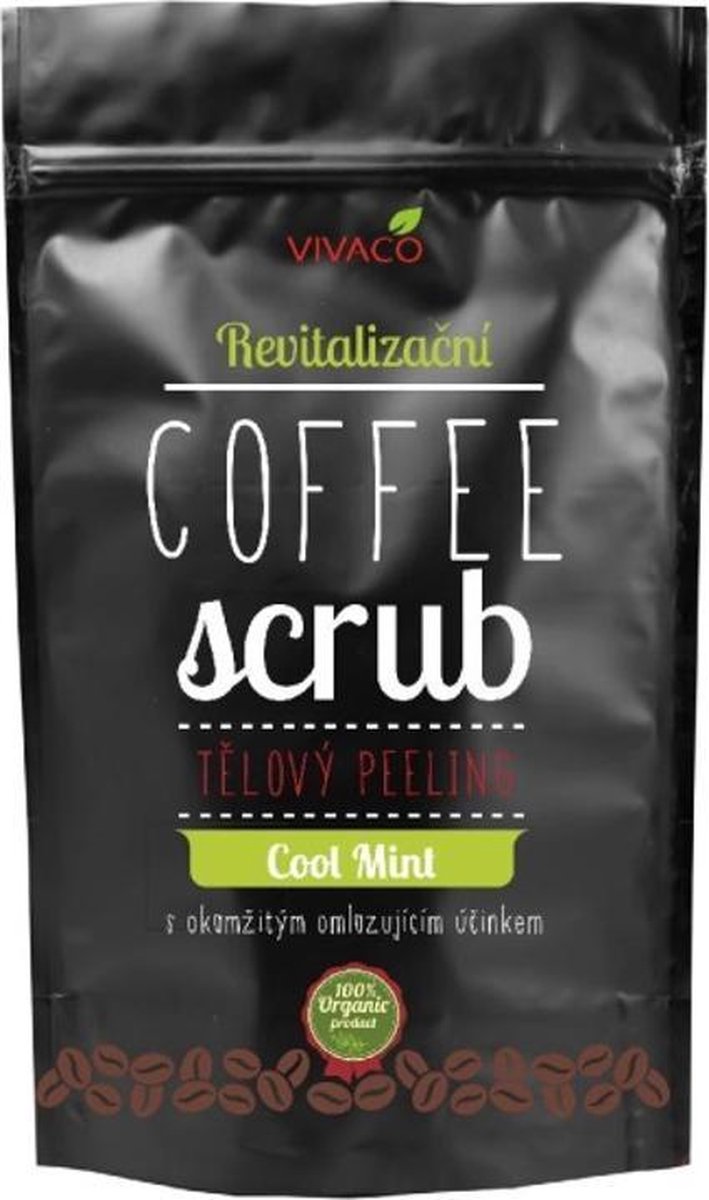 Coffee Scrub met Cool Mint (100% organisch) - 200g - 