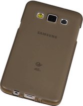 Samsung Galaxy A3 TPU Hoesje Transparant Grijs � Back Case Bumper Hoes Cover