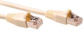 ACT Ivoor 0,5 meter SF/UTP CAT5E patchkabel snagless met RJ45 connectoren