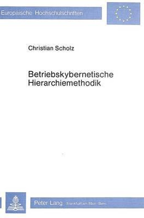 Betriebskybernetische Hierarchiemethodik - cover