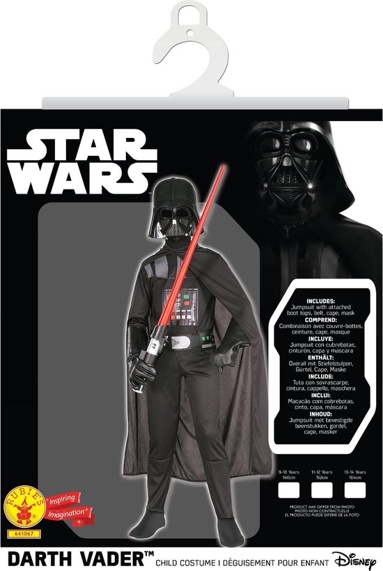 Of China Uitgebreid Klassiek Darth Vader™ kostuum voor kinderen - Verkleedkleding | bol.com