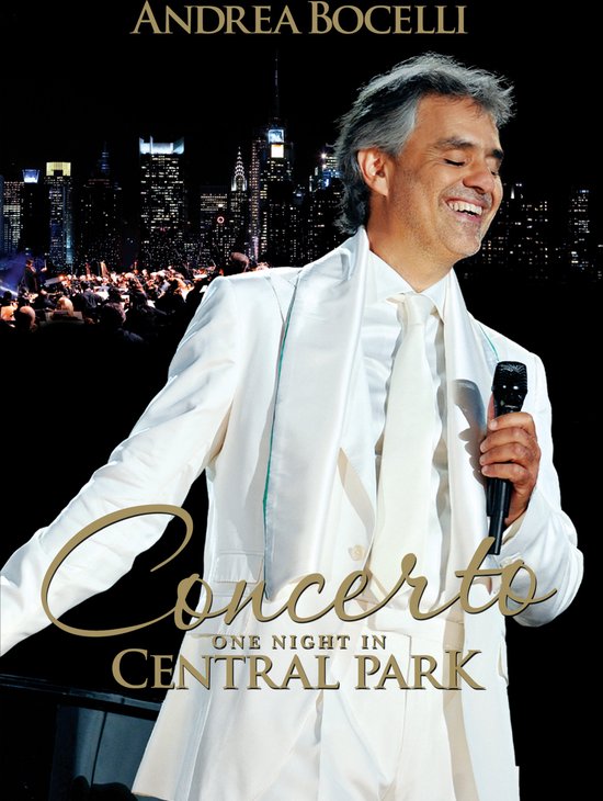 Cover van de film 'Andrea Bocelli - Concerto: One Night In Central Park'