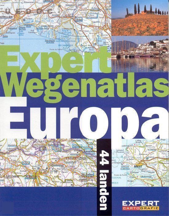 Cover van het boek 'Expert Wegenatlas Europa'