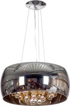 Hanglamp Snow White Mirror - chroom - Ø50cm 6x25w G9