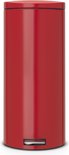 Pedaalemmer 30 liter met kunststof binnenemmer 'Silent' - Passion Red
