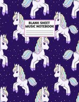 Blank Sheet Music Notebook
