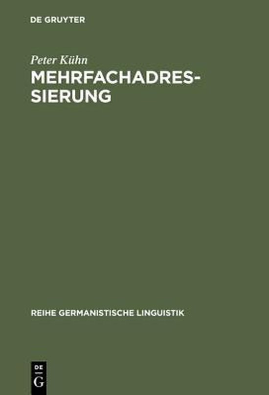 Mehrfachadressierung - cover