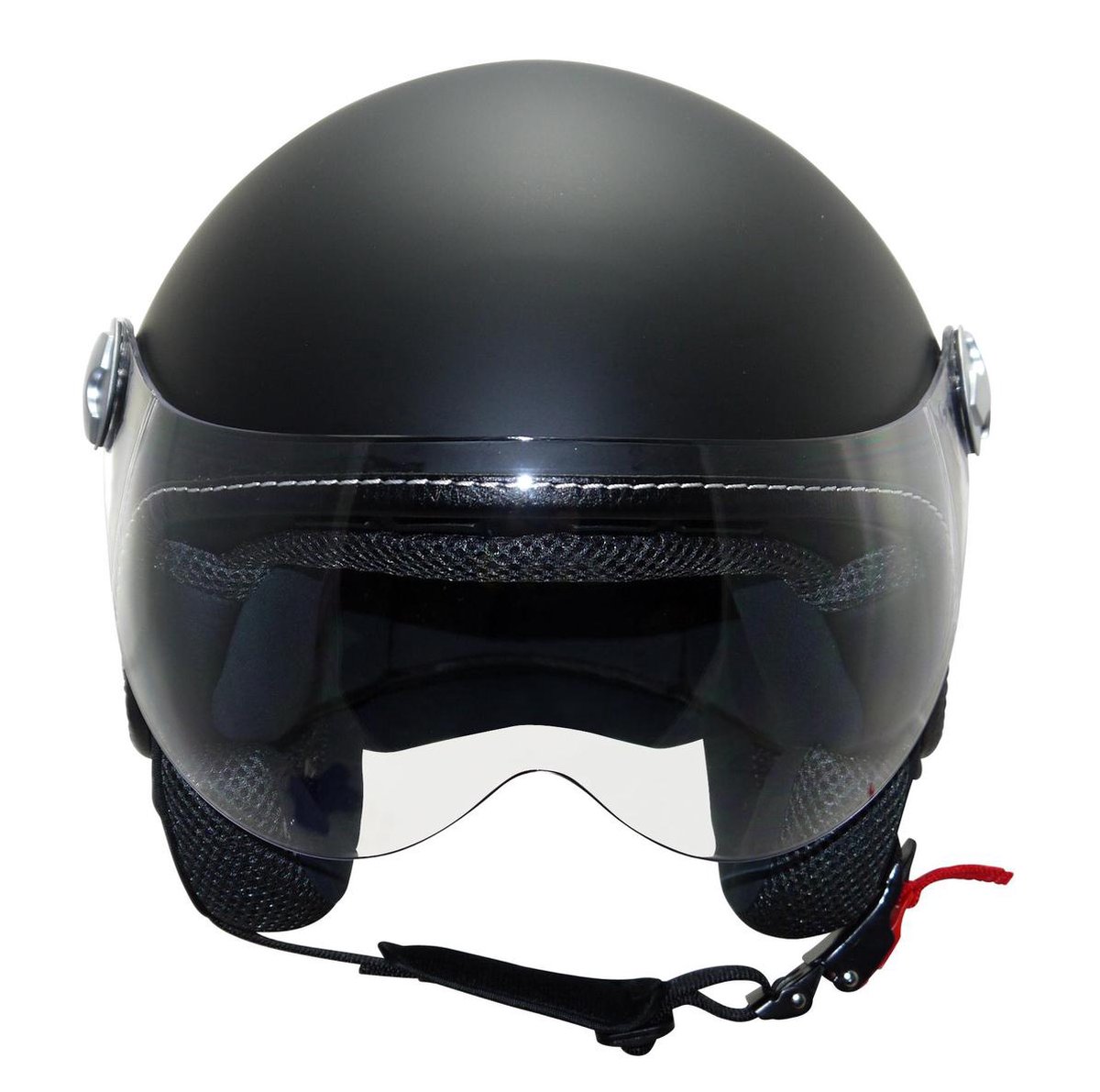 Scooter Helm VINZ Fashion Helm Uni Matzwart