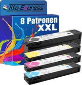 PlatinumSerie 8x inkt cartridge alternatief voor HP 980XL 980 XL