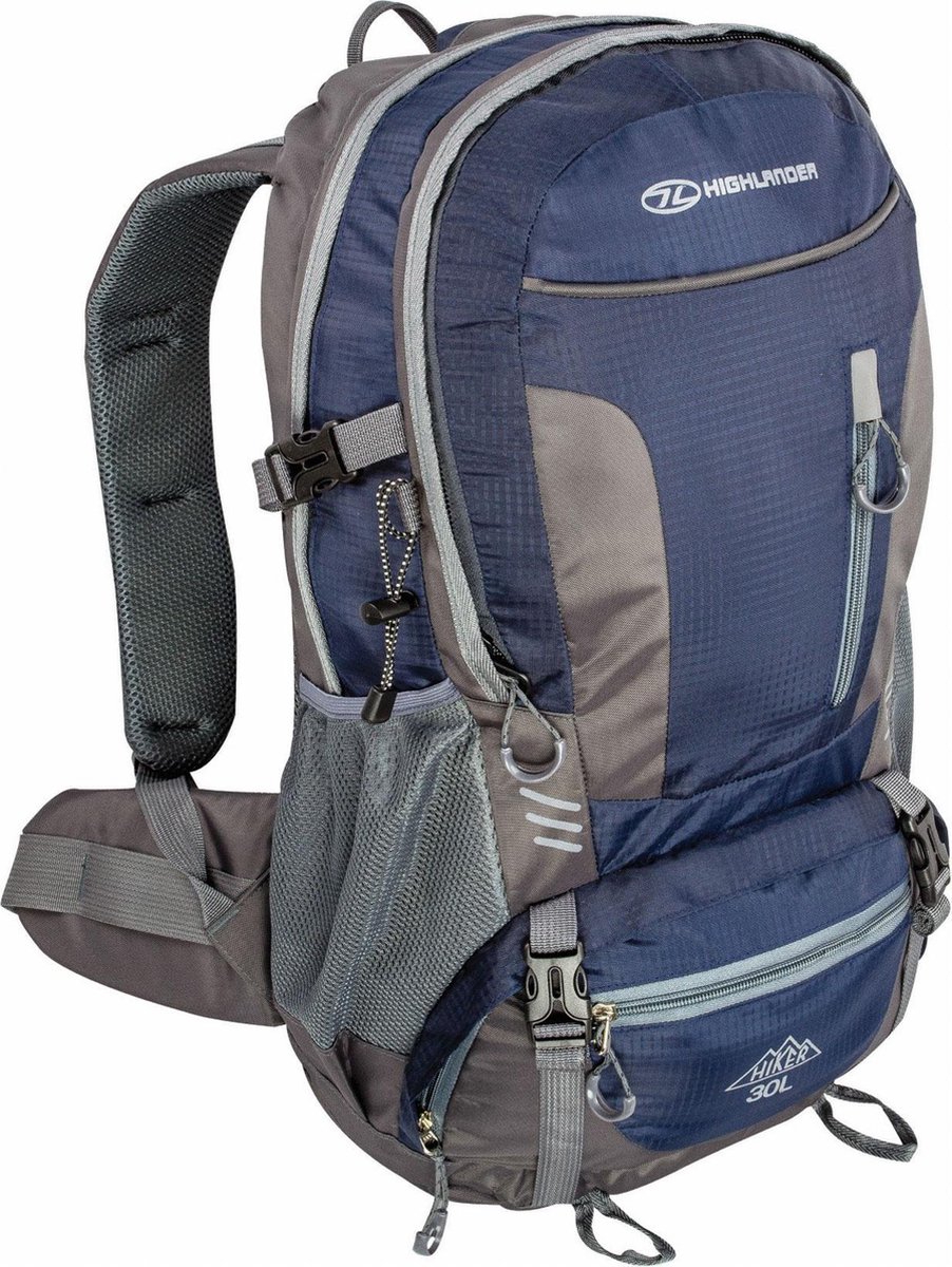 Highlander Backpack - Unisex - blauw/grijs