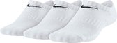 Nike - Everyday Cushioned No-Show Socks - Enkelsokken Wit - 34 - 38 - Wit