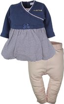 Dirkje - Setje So Soft Twinkle Twinkle navy  -  Maat  68