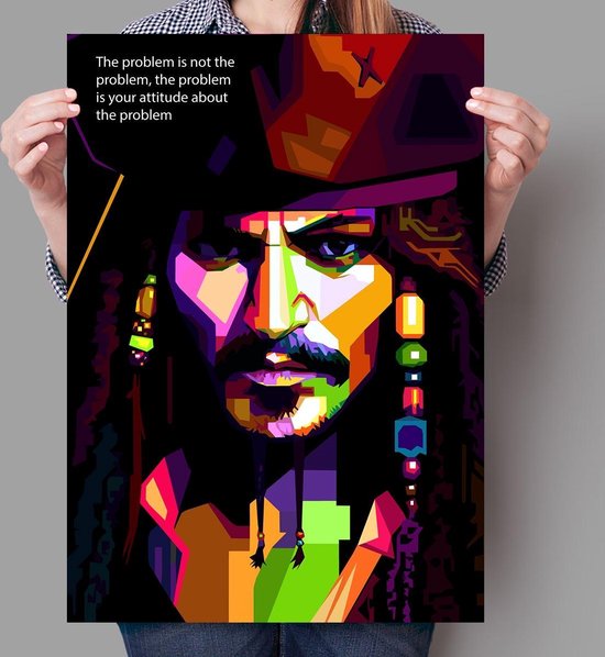 Poster WPAP Pop Art Jack Sparrow
