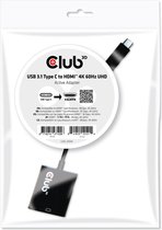 Club3D USB 3.1 Type C to HDMI 2.0 UHD 4K 60HZ Active Adapter