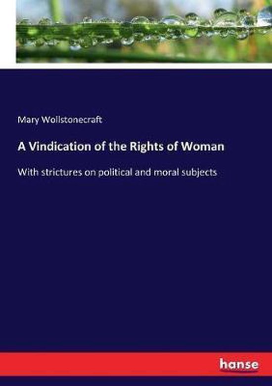 A Vindication of the Rights of Woman - cover