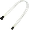 Adaptateur / réducteur de câble Nanoxia 900400017 3 broches Molex Blanc