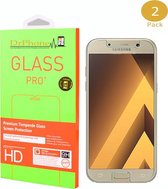 DrPhone 2 x A5 2017 Glas - Glazen Screen protector - Tempered Glass 2.5D 9H (0.26mm)