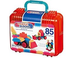 Bristle Blocks Nopper Speelgoed - Bouwstenen met nopjes - 85 stuks - Case