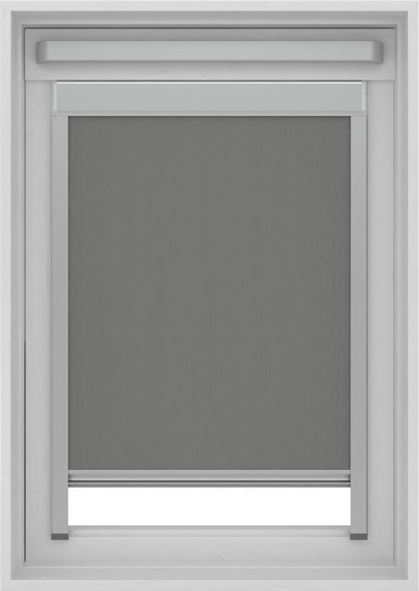BloomTheRoom Rolgordijn Dakraam Cassette Verduisterend - Grijs - CK02 - Velux