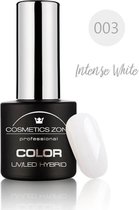 Cosmetics Zone UV/LED Hybrid Gel Nagellak 7ml. Intens White 003