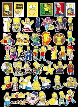 Random sticker mix 'The Simpsons' met 50 verschillende stickers - Voor laptop, deur, muur, skateboard, koelkast etc.