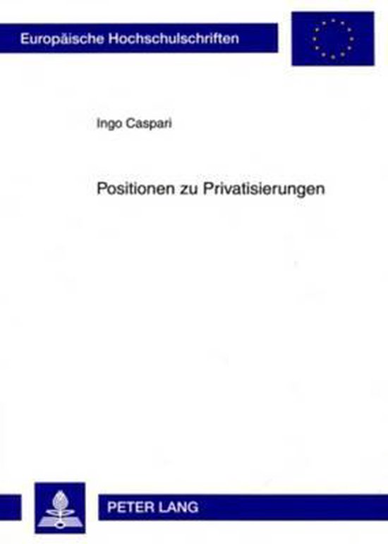 Positionen zu Privatisierungen - cover