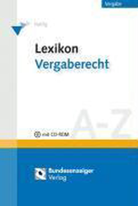 Lexikon Vergaberecht A-Z - cover