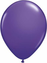 Qualatex ballonnen 100 stuks Purple Violet